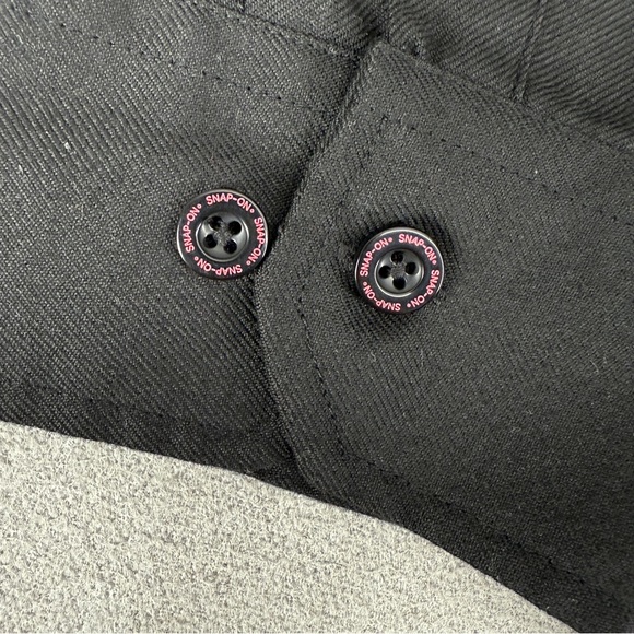 Dixxon Flannel Shirt Mens XL Black Snap On Breast Cancer Edition Pink Snap Front - Picture 4 of 13